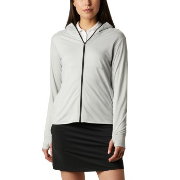 Columbia Omni-Wick Sky Full Zip Long Sleeve, Sudaderas Grises Para Mujer | 907682-QBS